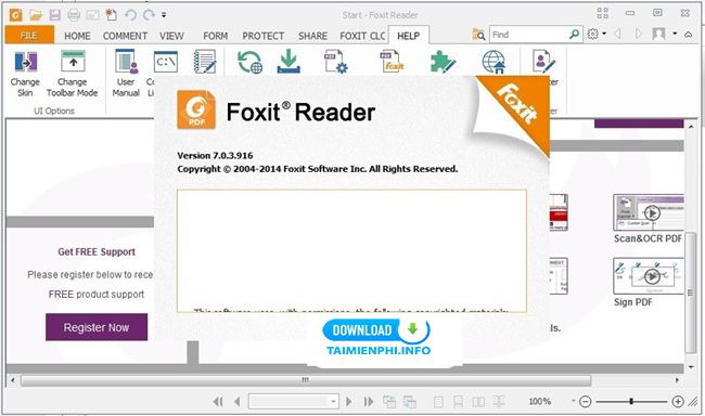 Phần mềm đọc tập tin pdf Foxit Reader - Download Foxit Reader
